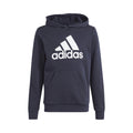 Big Logo Cotton Hoody Jungen - dunkelblau, weiß