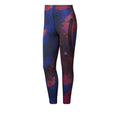 All Over Print Lauftight Damen - blau, mehrfarbig