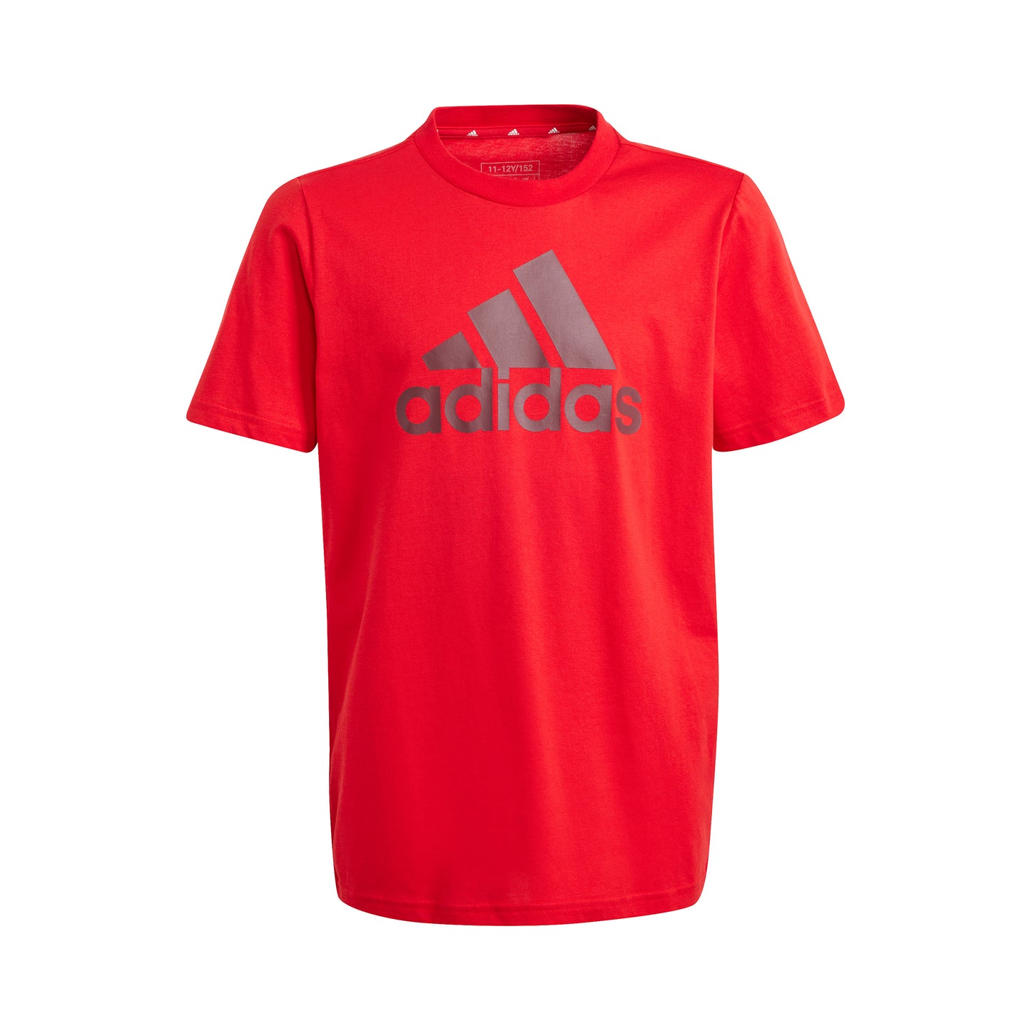 adidas Big Logo T-Shirt Jungen - rot, schwarz