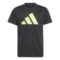 Training  ES Logo T-Shirt Jungen - schwarz, gelb