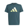 Training Icons T-Shirt Jungen - petrol, limette