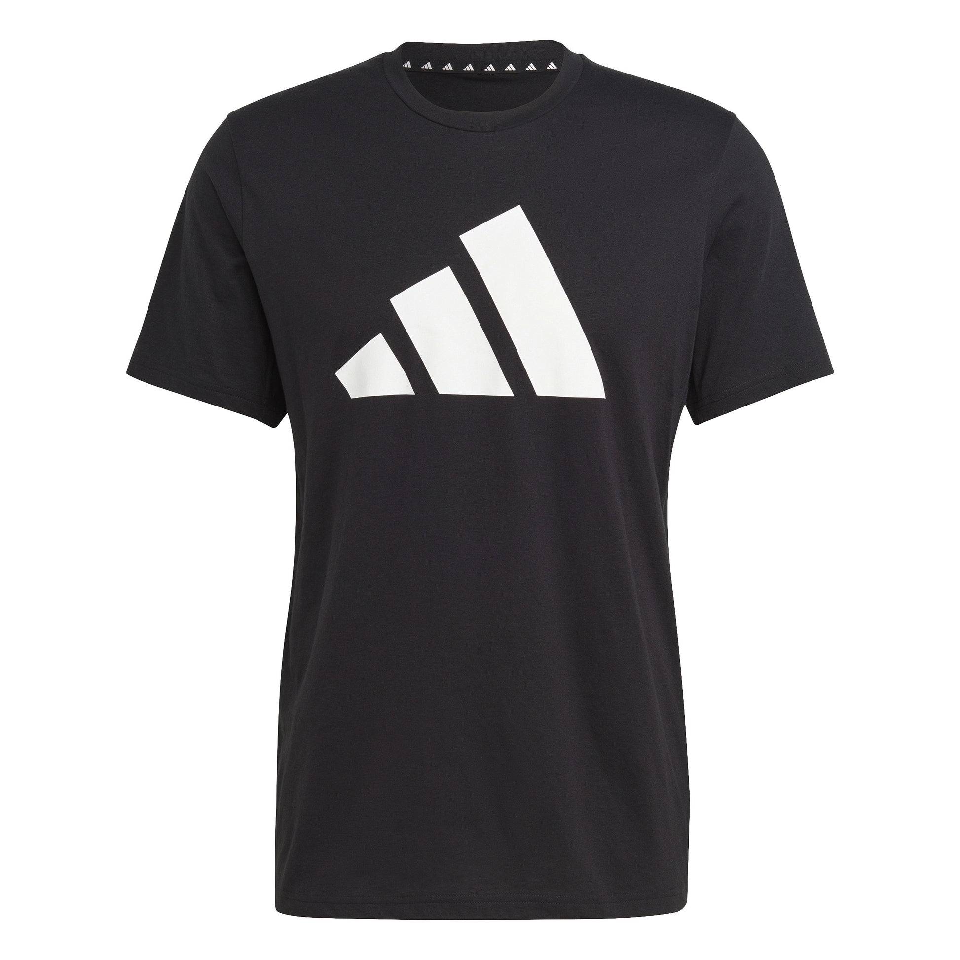 adidas Essentials Feel Ready Logo T-Shirt Herren - schwarz, weiß
