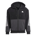 Future Icon 3 Stripes Sweatjacke Herren - schwarz, weiß