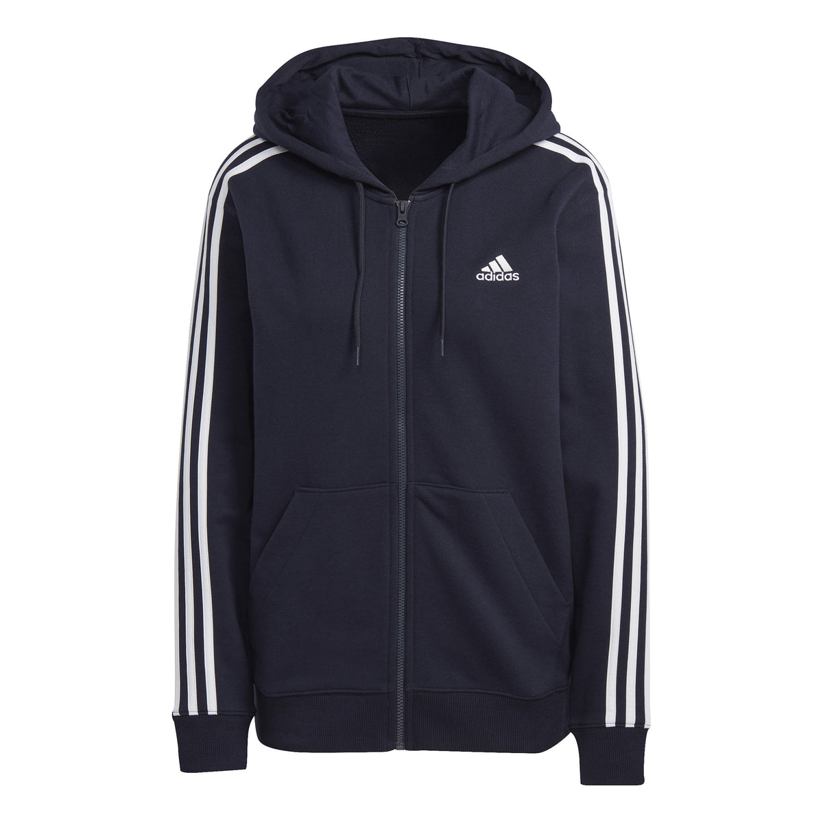 adidas 3Stripes Sweatjacke Damen - dunkelblau, weiß
