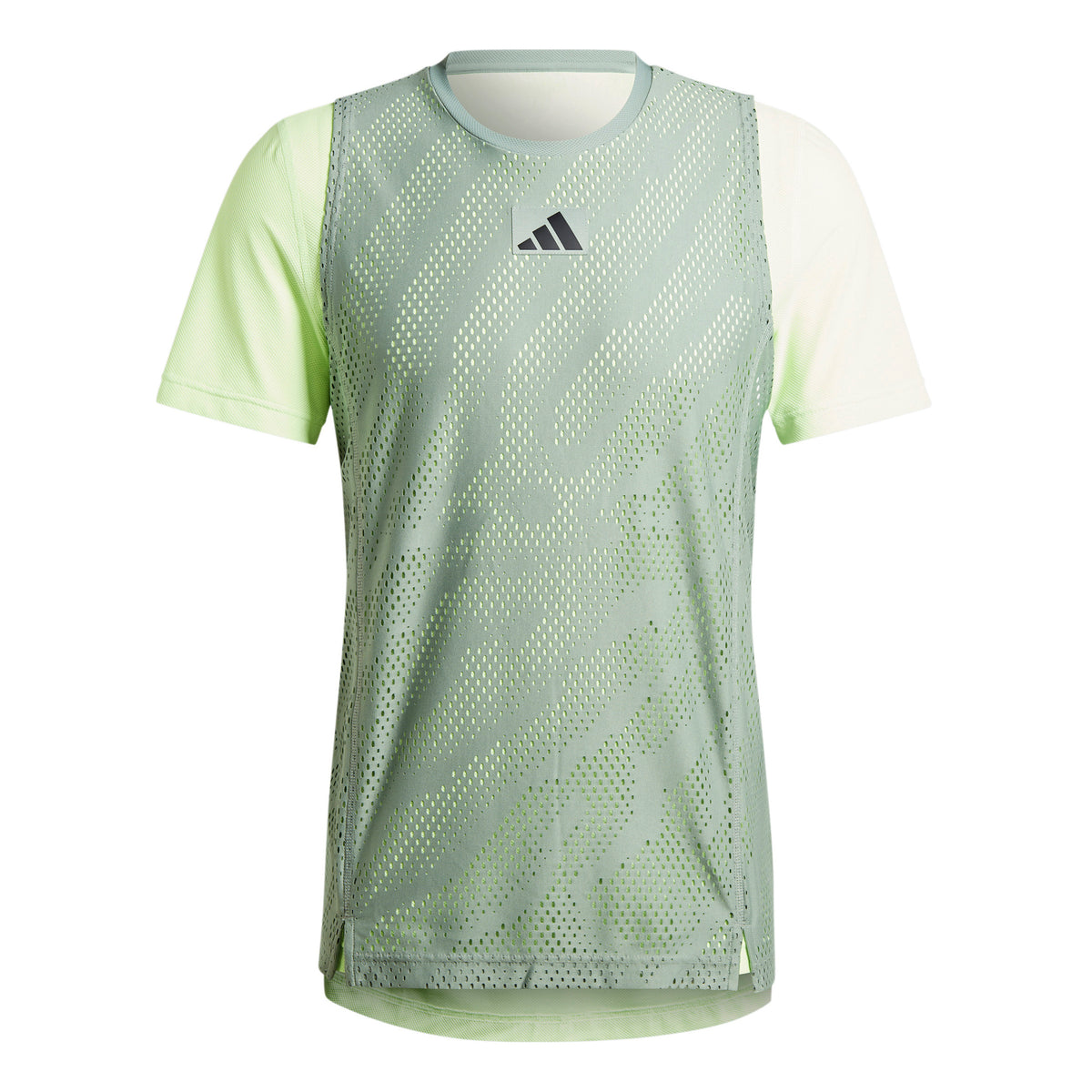 adidas Mesh Pro T-Shirt Herren-Hellgrün,Limette