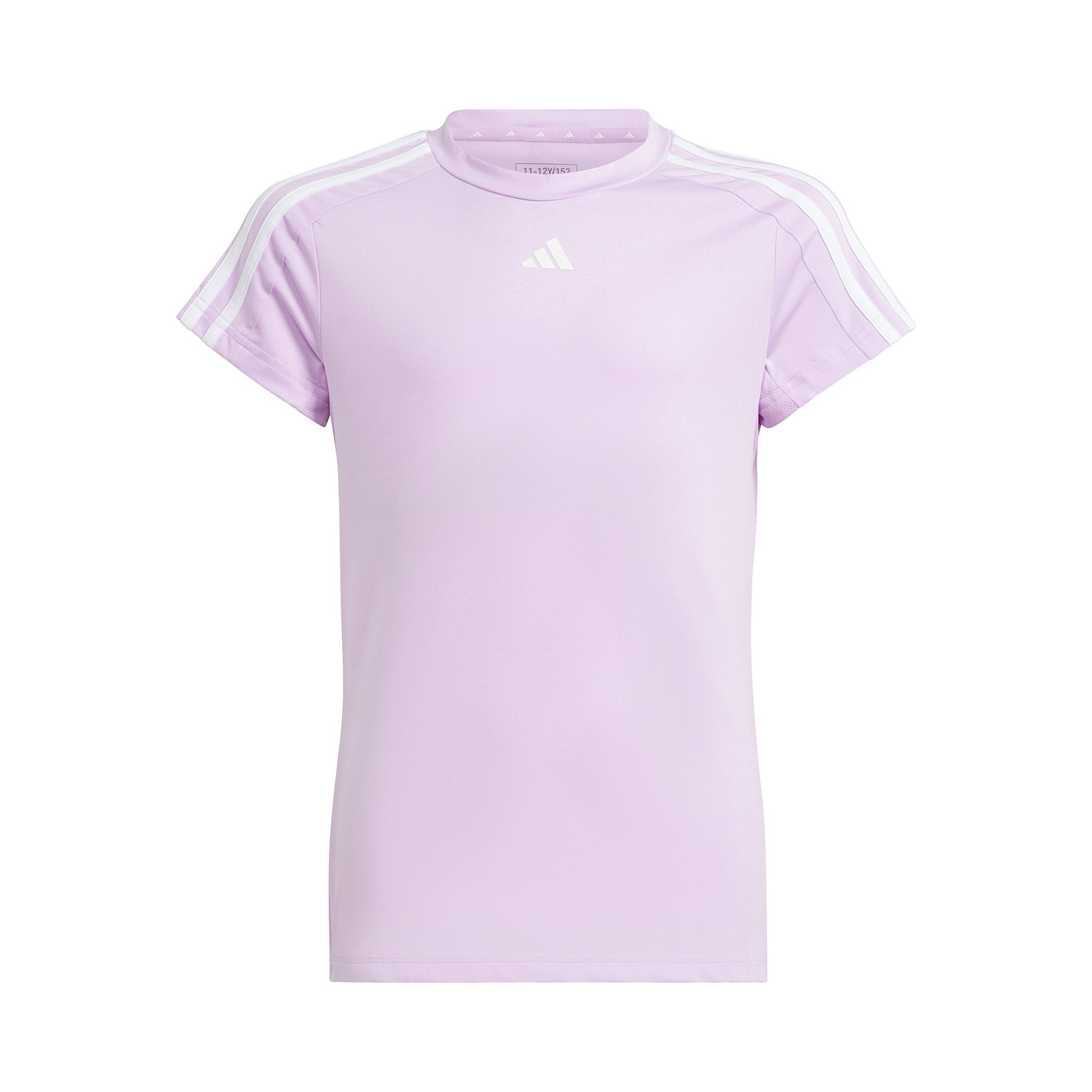 adidas 3Stripes T-Shirt Mädchen - rosa, weiß