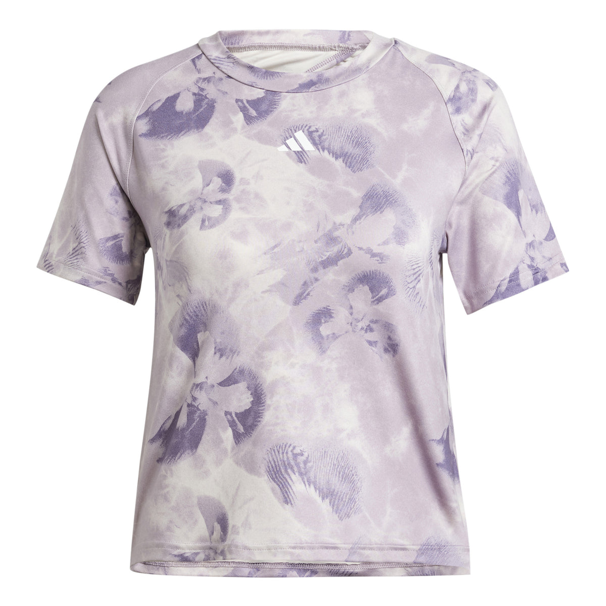 adidas AOP Flower T-Shirt Damen - flieder, mehrfarbig