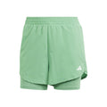 MIN 2in1 Shorts Damen - grün,
