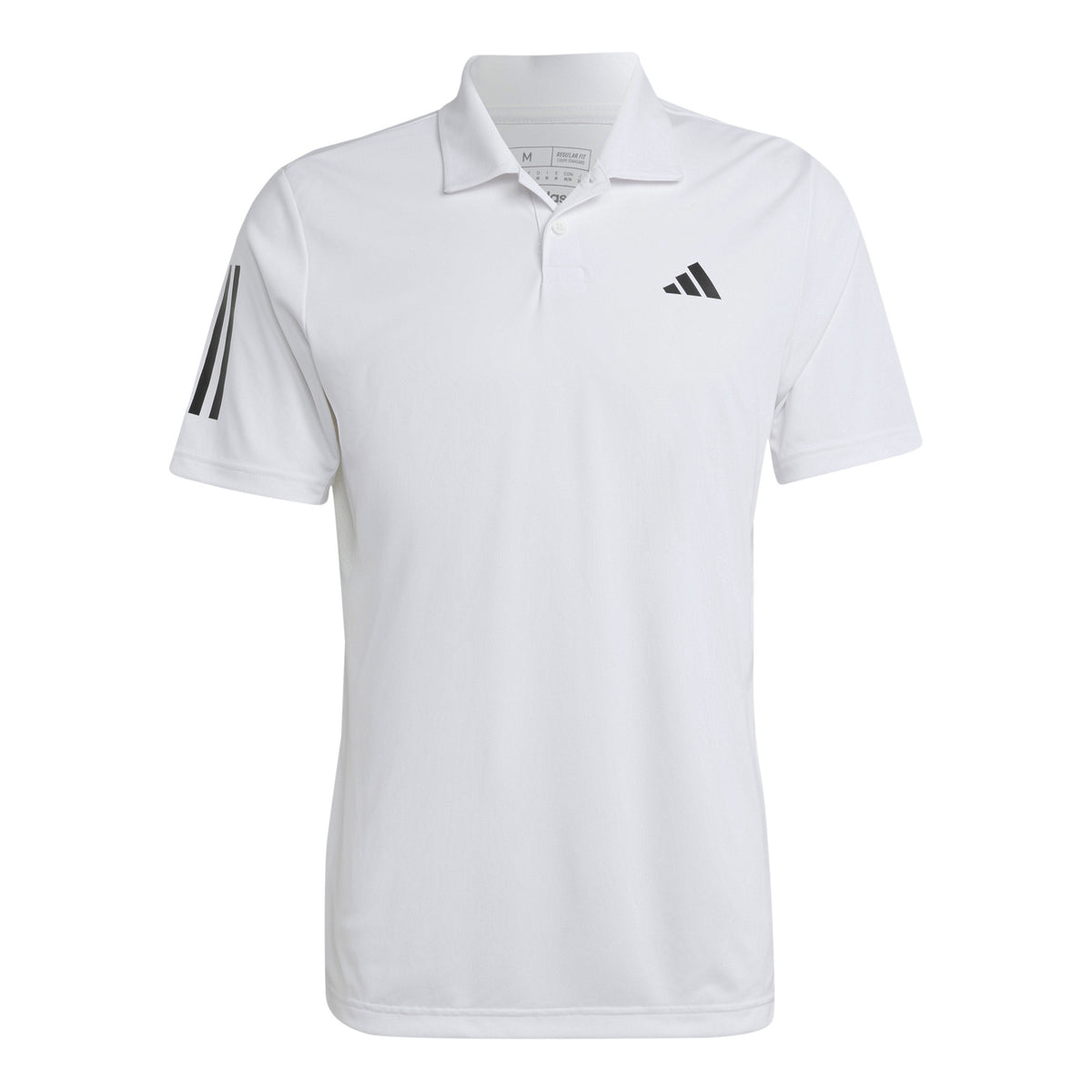 adidas Club 3-Stripes Polo Herren - weiß, schwarz