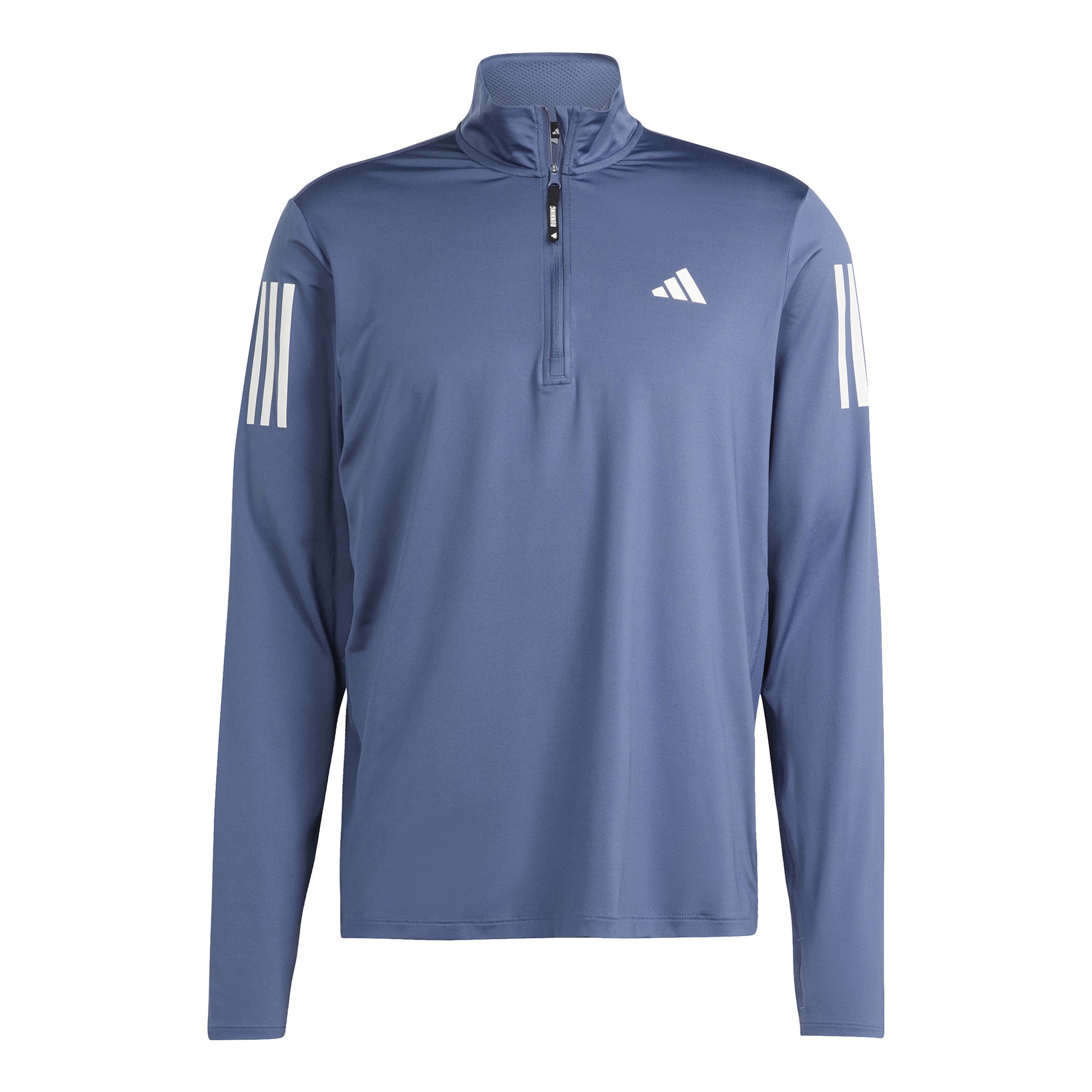 adidas Own The Run B Half-Zip Longsleeve Herren - blaugrau,