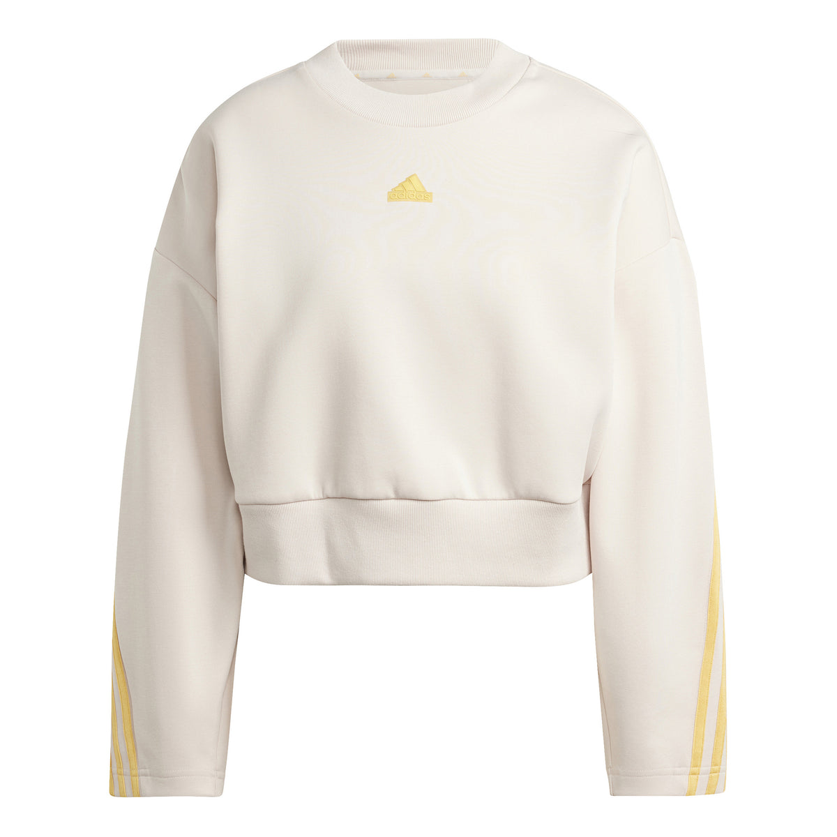 adidas Future Icon 3 Stripes Sweatshirt Damen - beige, gelb