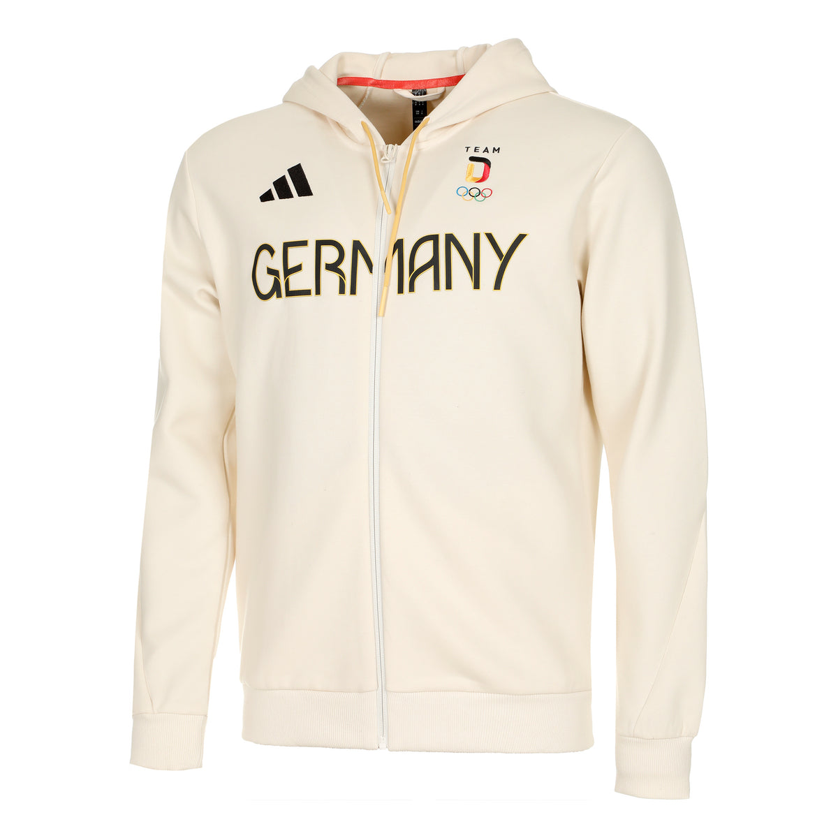 adidas Team Sweatjacke Herren - creme,