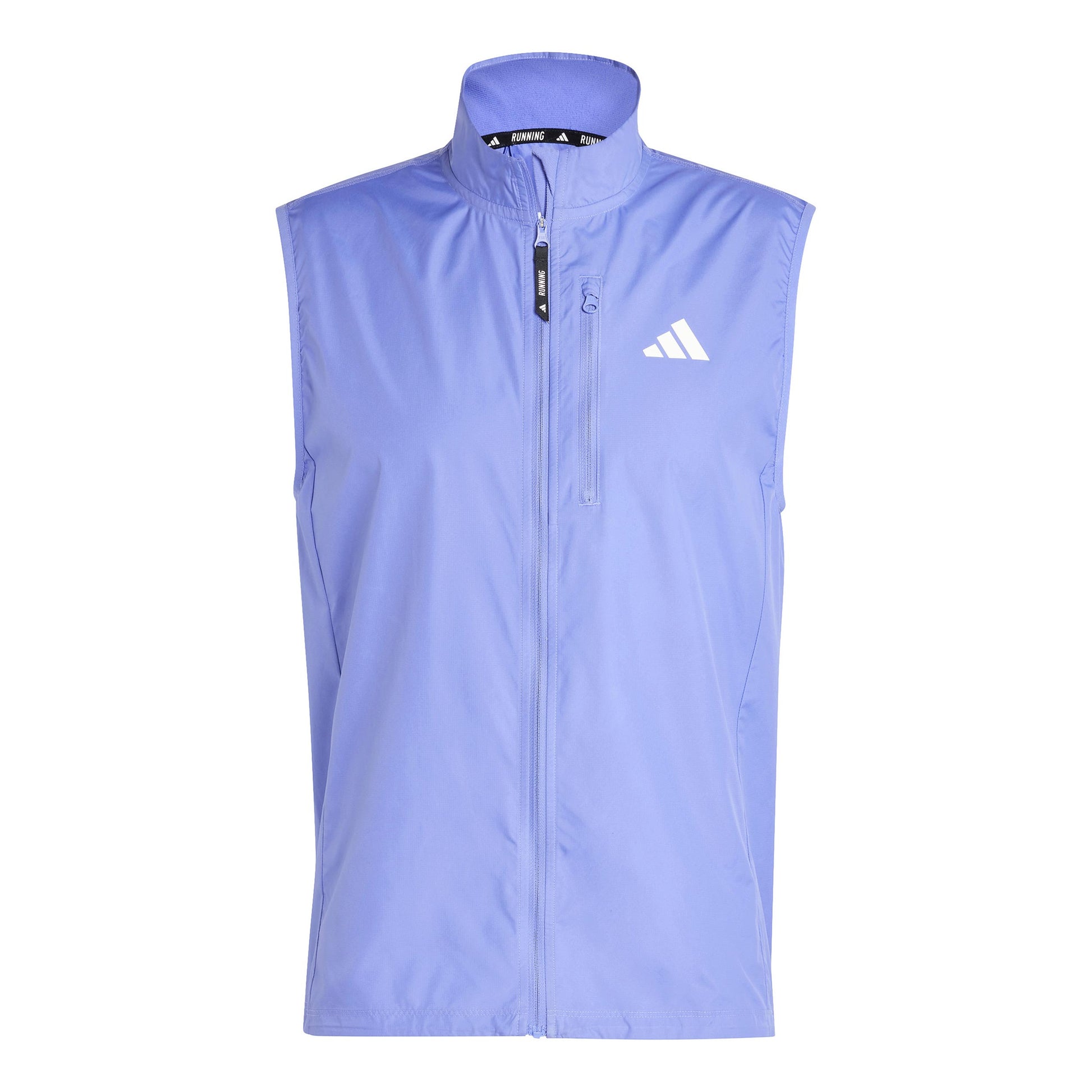 adidas Own the Run Weste Herren - blau,