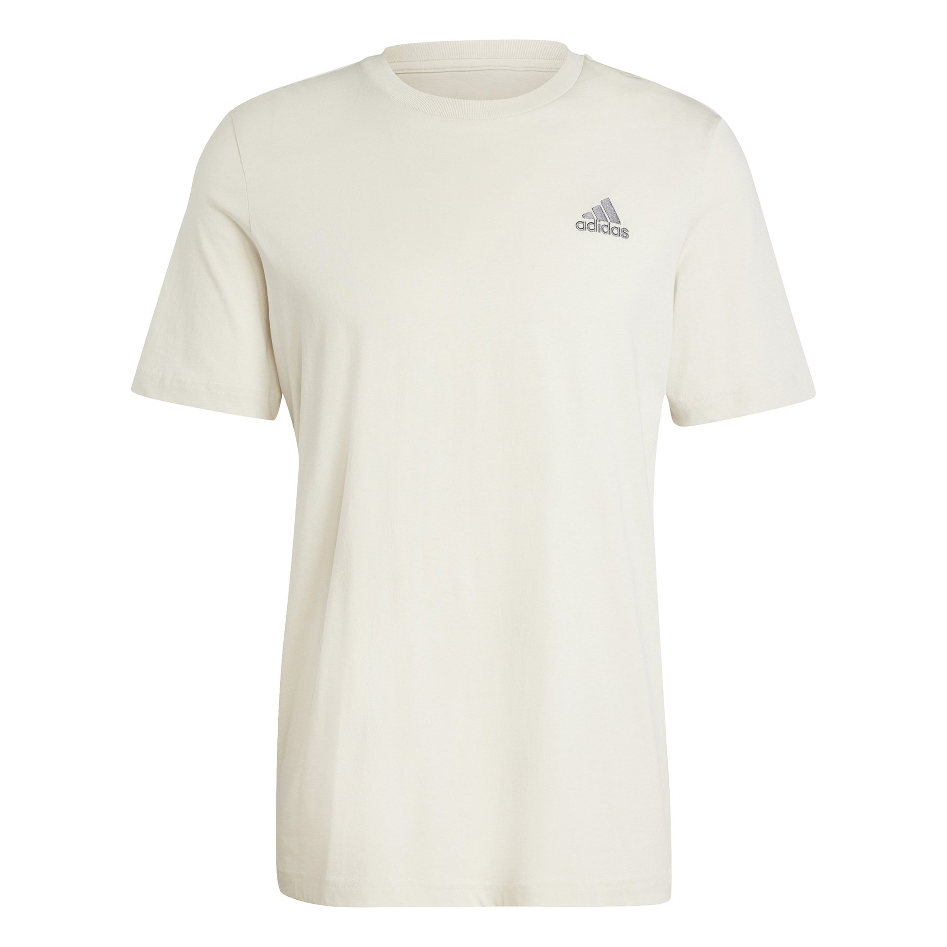 adidas Sleeveless Single Jersey T-Shirt Herren - creme, grau