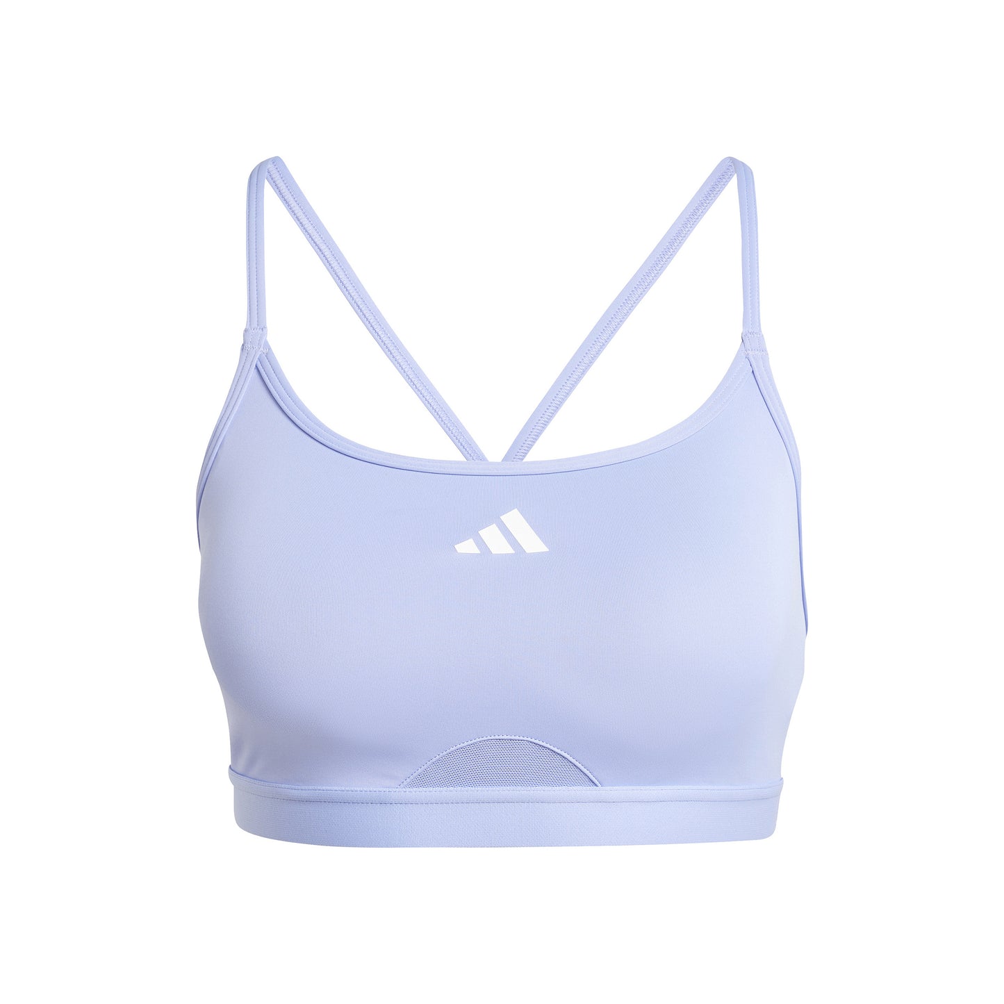 adidas Aeroreact Training 3Stripes Sport-BH Damen - hellblau