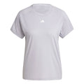 Essentials Crew T-Shirt Damen - hellgrau,