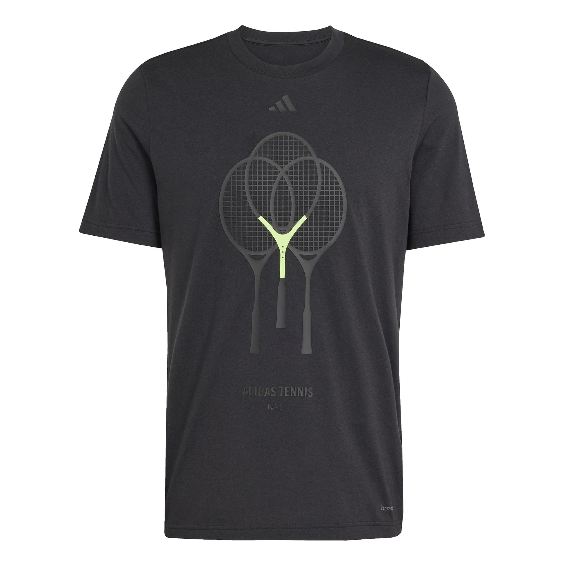adidas Racket T-Shirt Herren-Schwarz