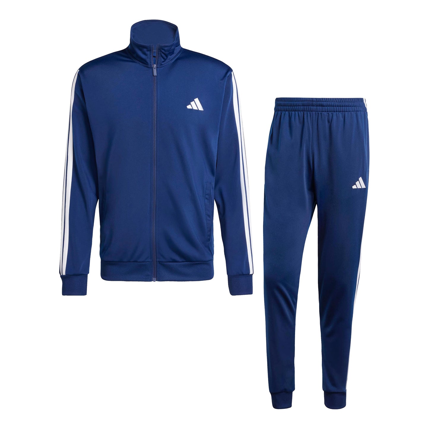 adidas 3Stripes Trainingsanzug Herren-Blau,Weiß