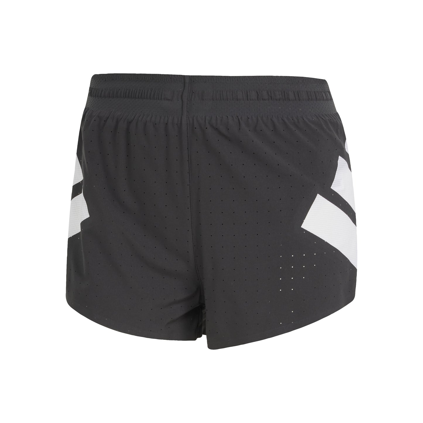 adidas Road To Records 2in Split Laufshorts Damen-Schwarz,Weiß
