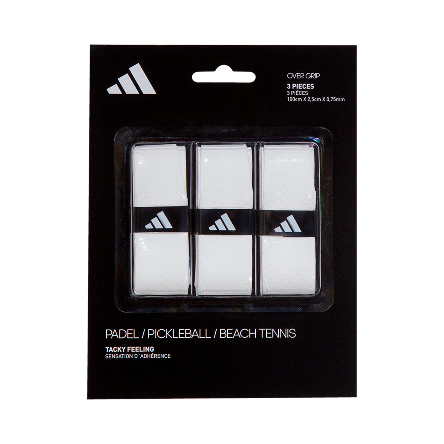 adidas Padel Overgrip 3er Pack-Weiß