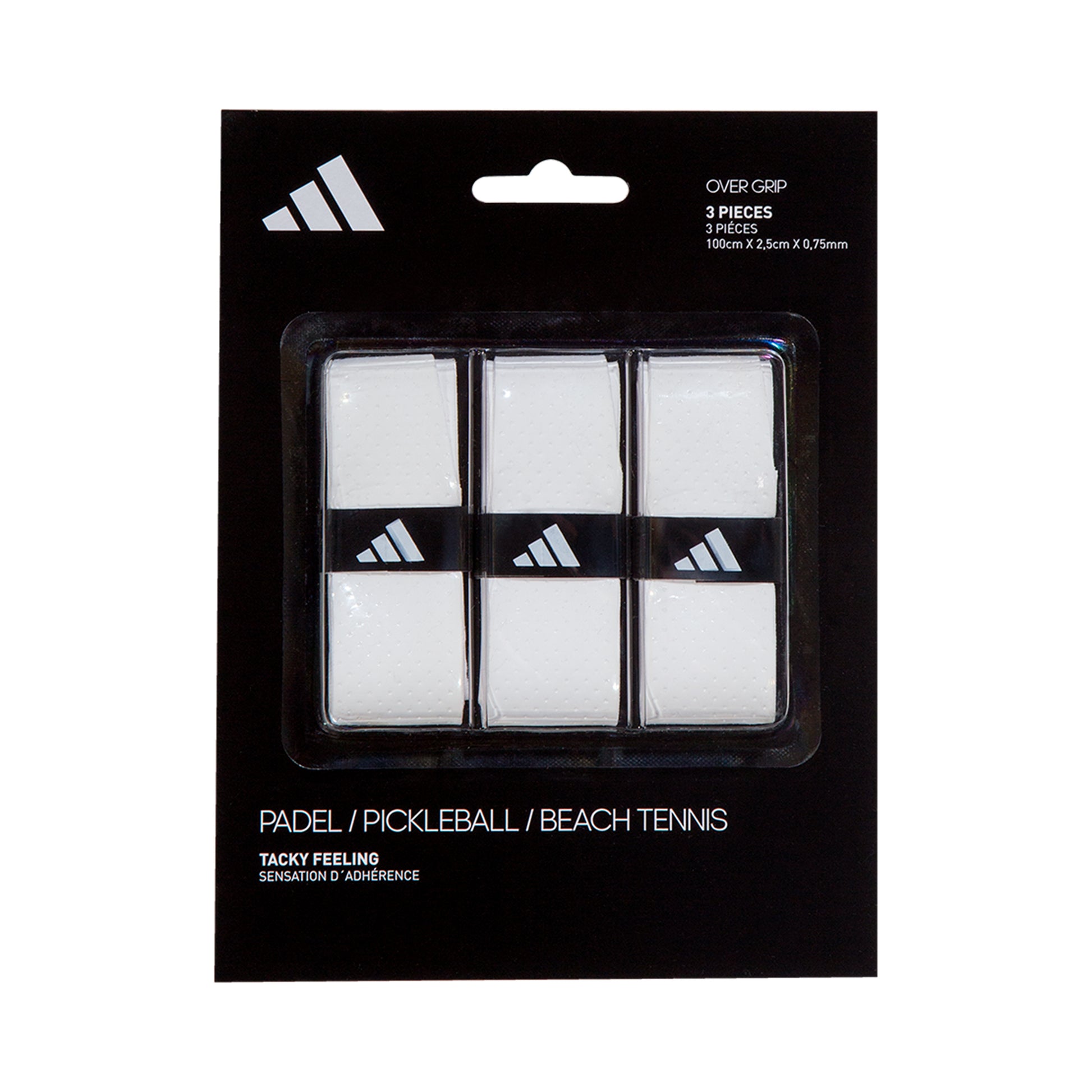 adidas Padel Overgrip 3er Pack-Weiß
