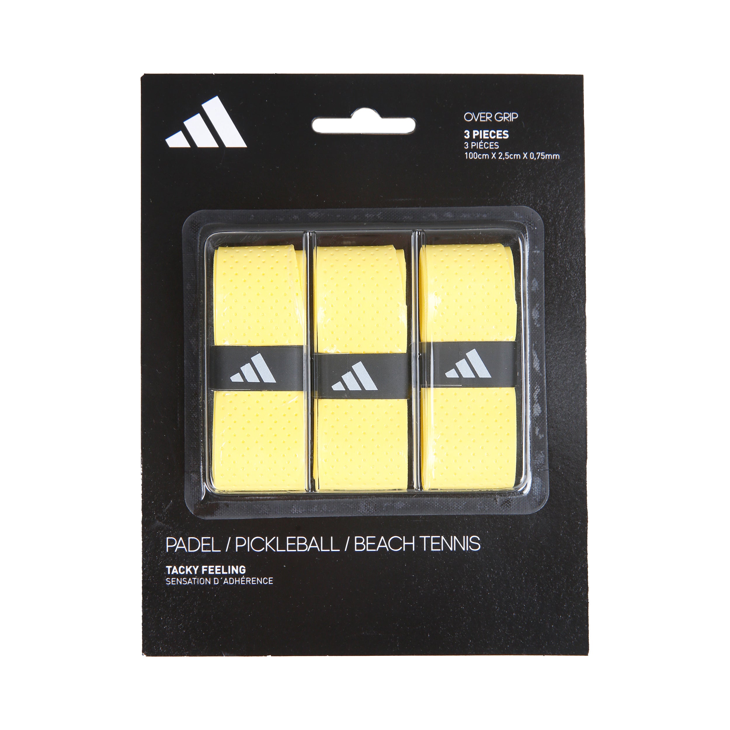 adidas Padel Overgrip 3er Pack-Gelb