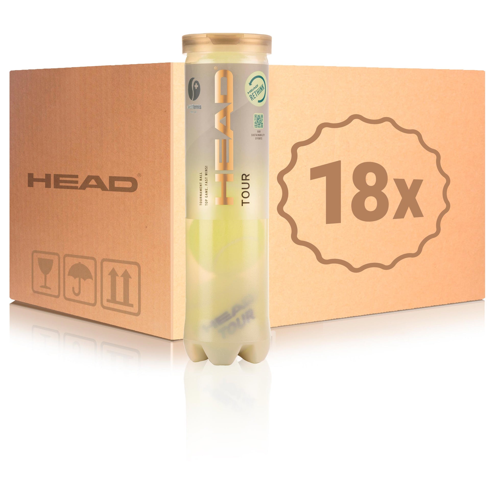 HEAD 18x 4er Dose Tour Swiss Official
