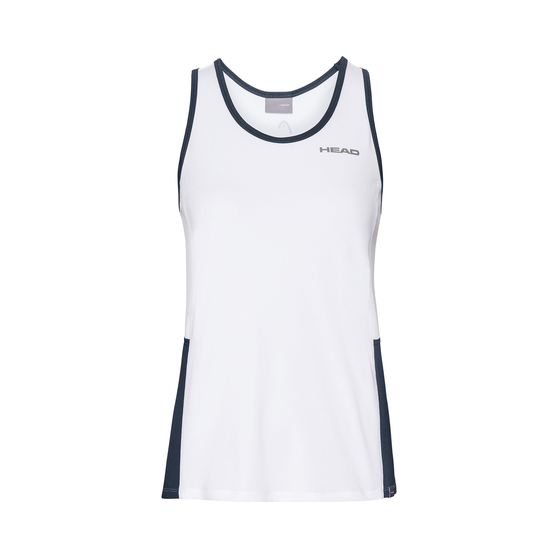 HEAD Club Tank-Top Mädchen - weiß, dunkelblau