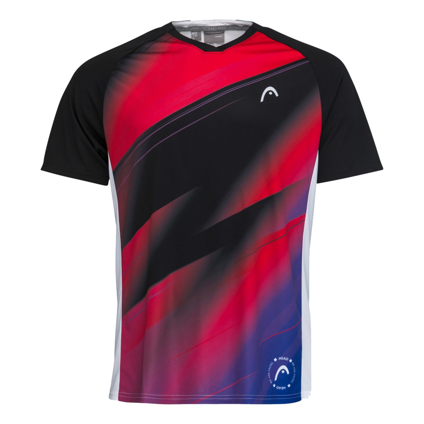 HEAD Play Tech T-Shirt Herren - schwarz, mehrfarbig
