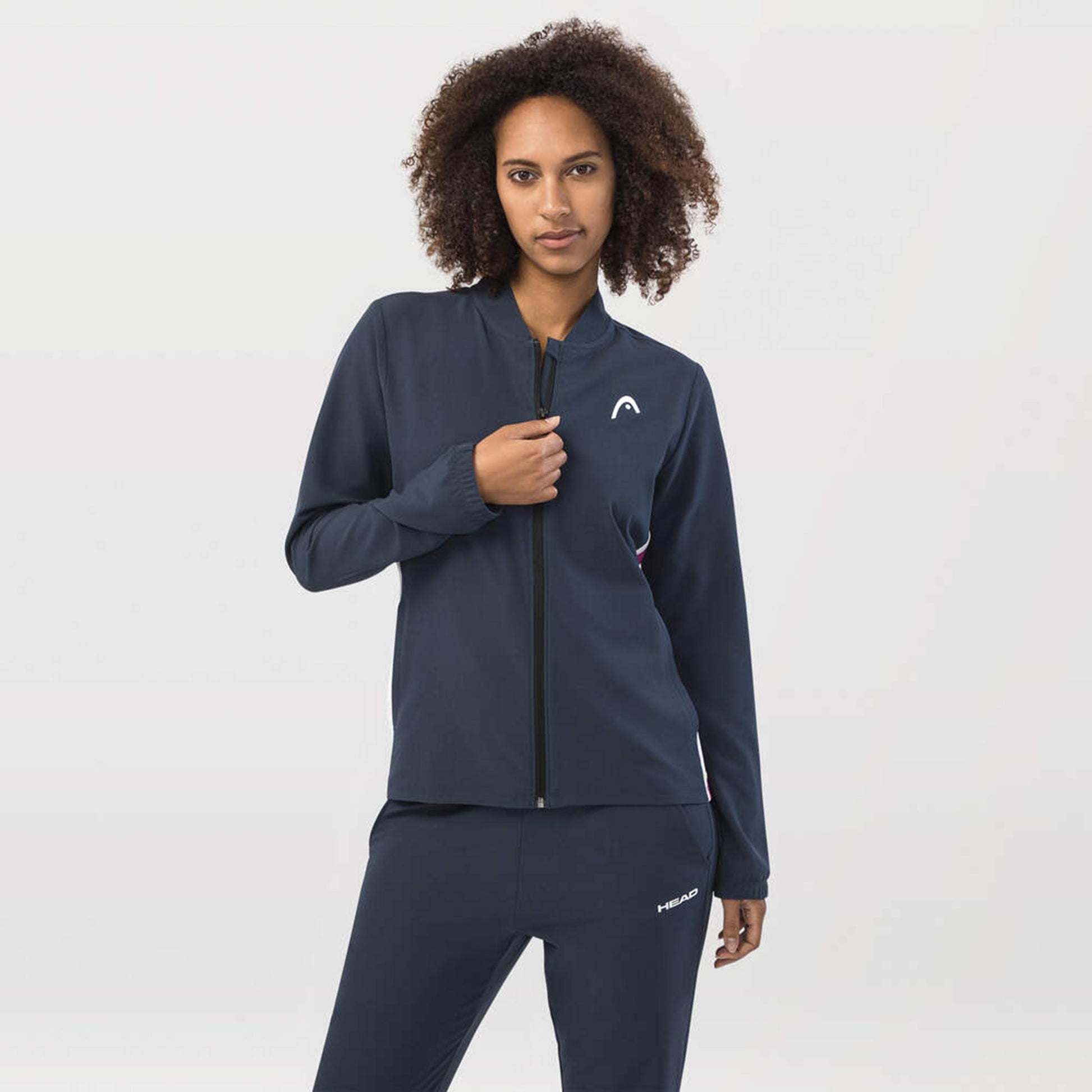 HEAD Breaker Trainingsjacke Damen - dunkelblau, berry