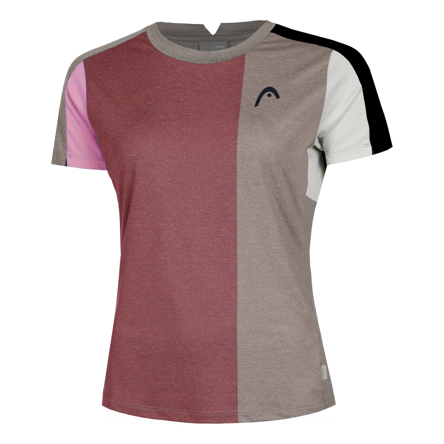 HEAD Play Tech T-Shirt Damen-Rosa,Grau