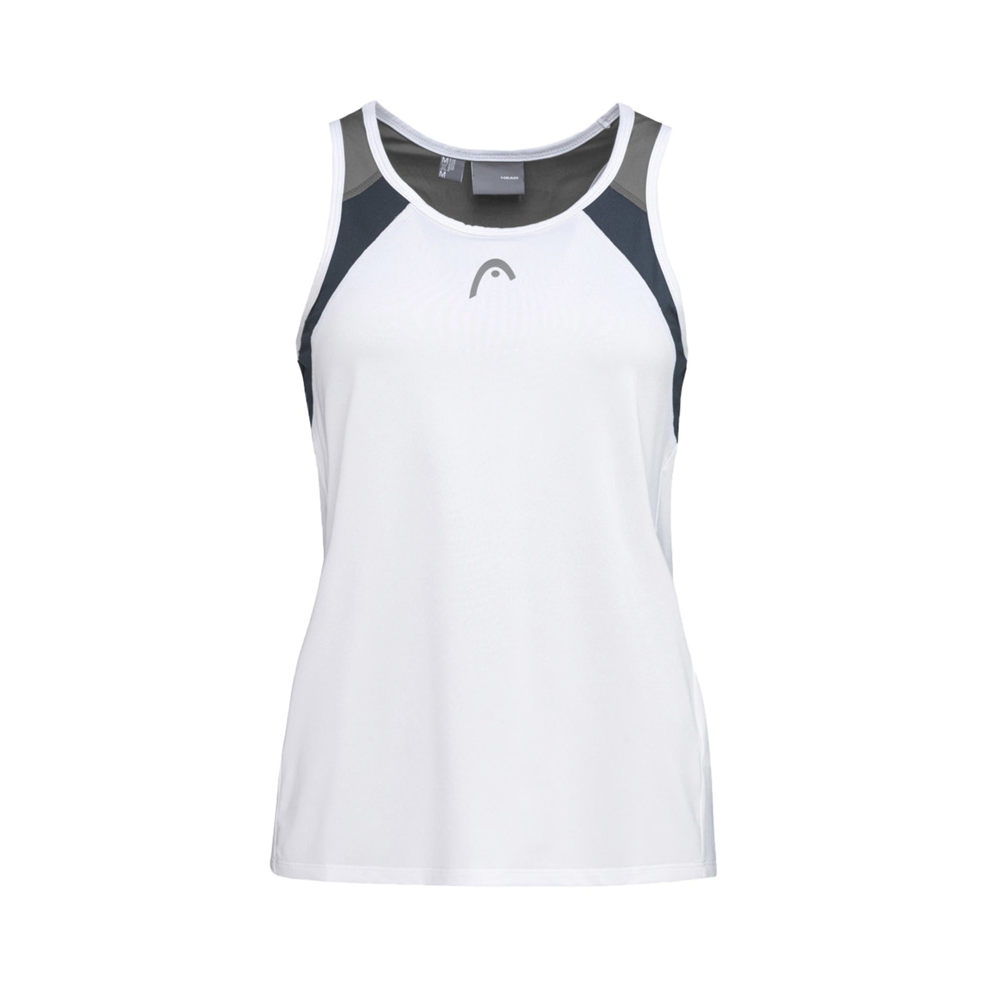 HEAD Club 22 Tank-Top Mädchen - weiß, dunkelblau