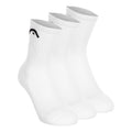 Short Crew Tennissocken 3er Pack Unisex - weiß,