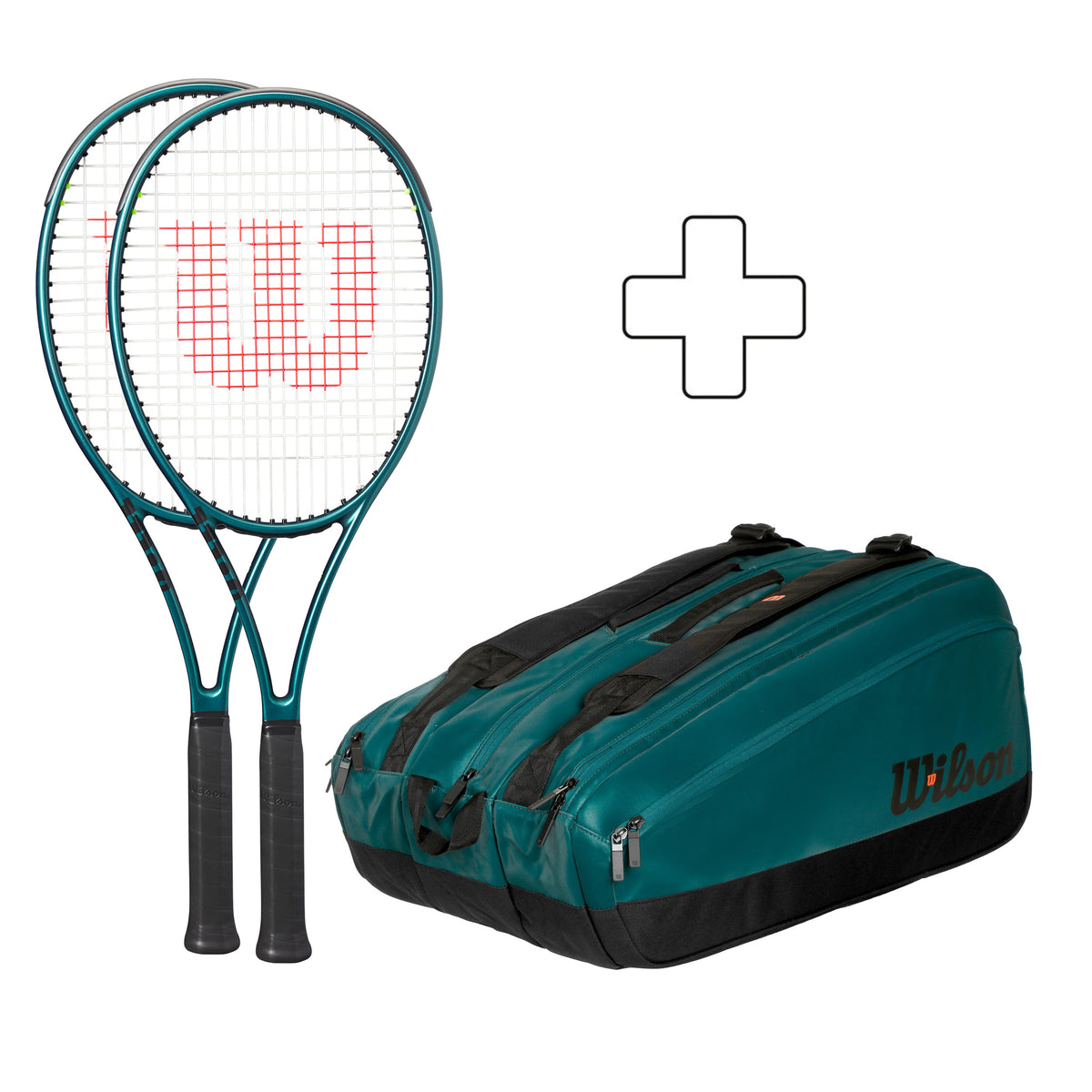 Wilson 2x 98 16X19 v9 plus Schlägertasche