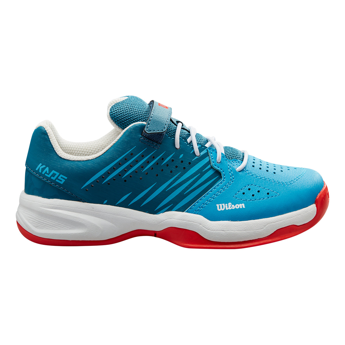Wilson Kaos 2.5 Allcourtschuh Kinder - blau, weiß