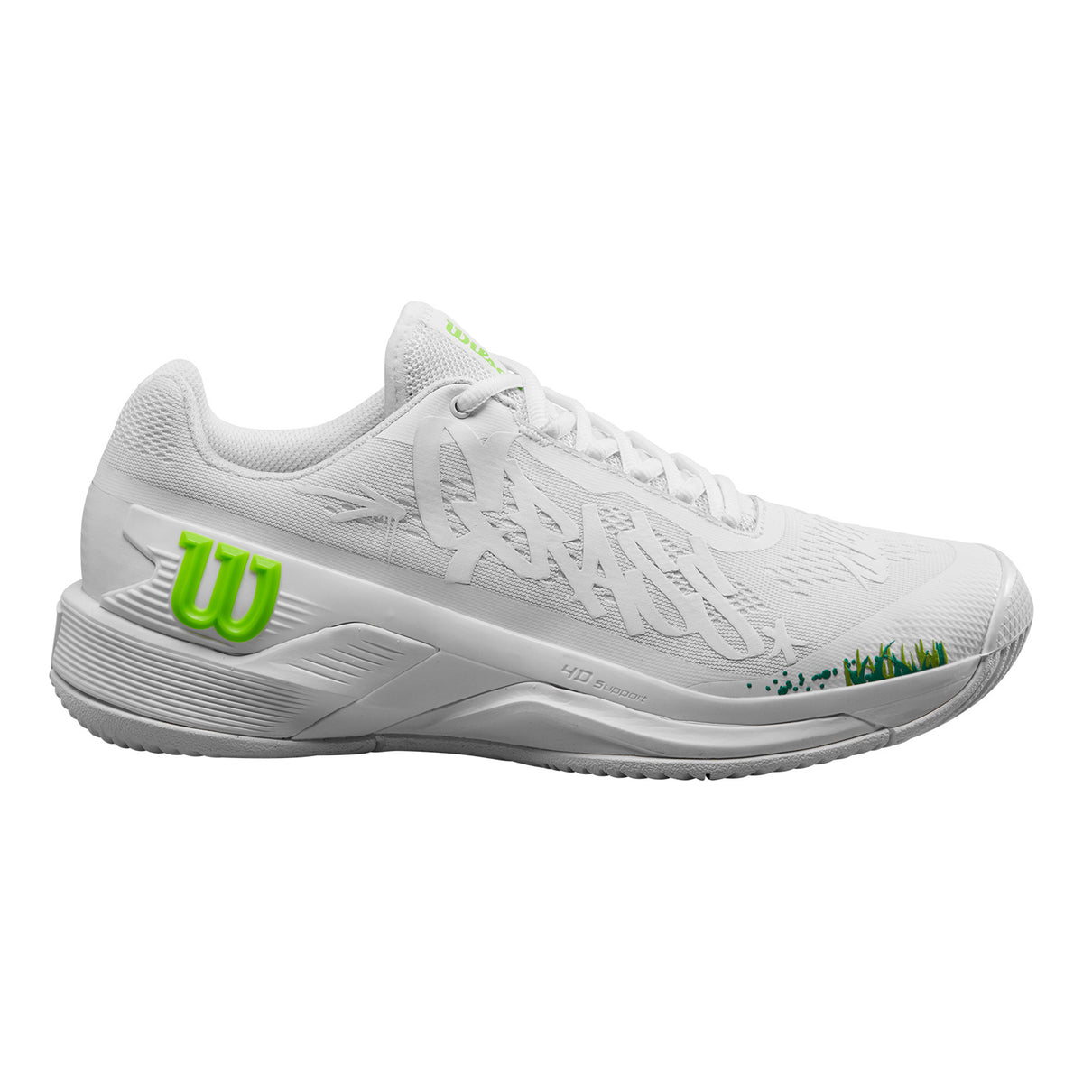 Wilson Rush Pro 4.0 Hope Allcourtschuh Herren - weiß, neongrün