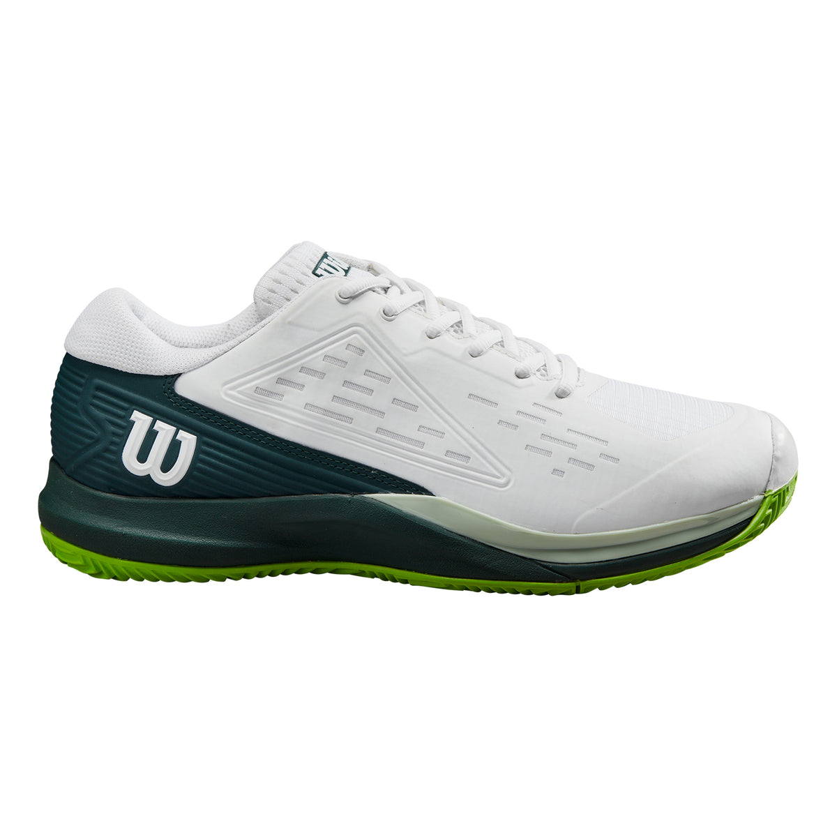Wilson Rush Pro Ace Sandplatzschuh Herren - weiß, grün
