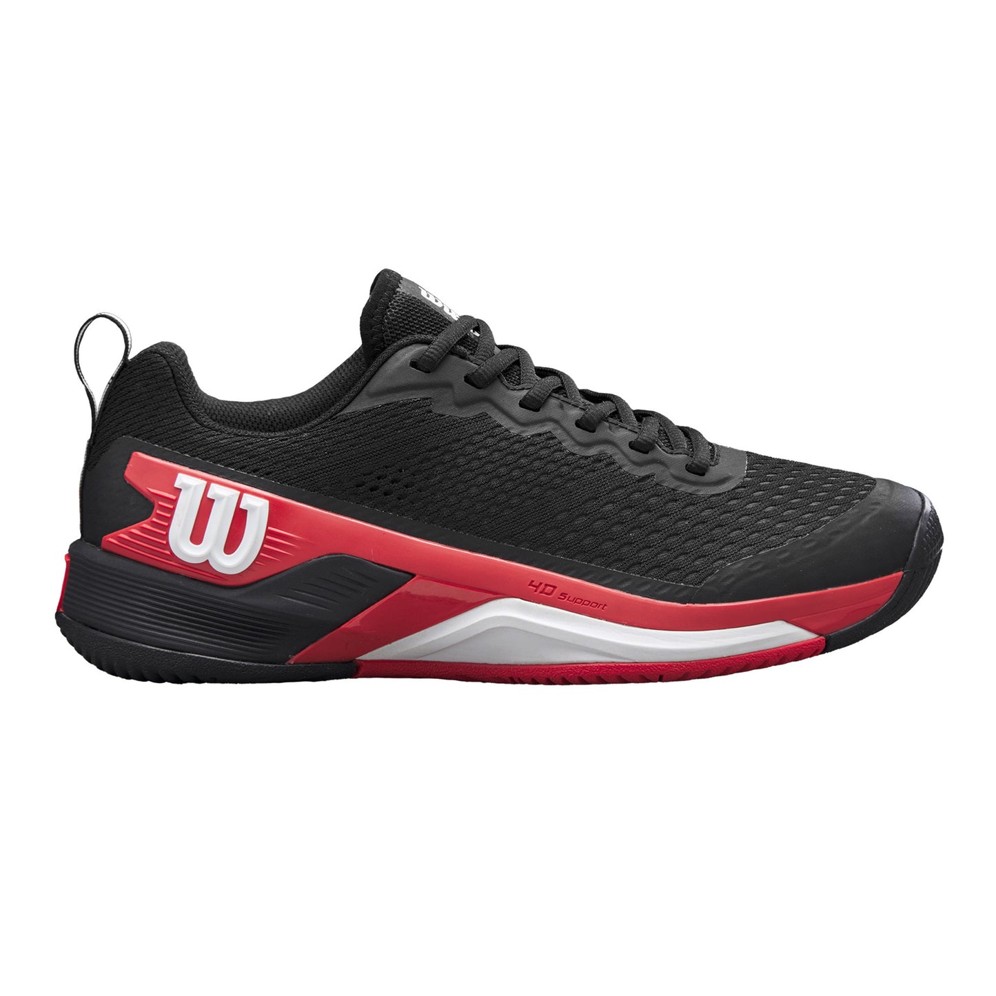 Wilson Rush Pro 4.5 Allcourtschuh Herren-Schwarz,Rot