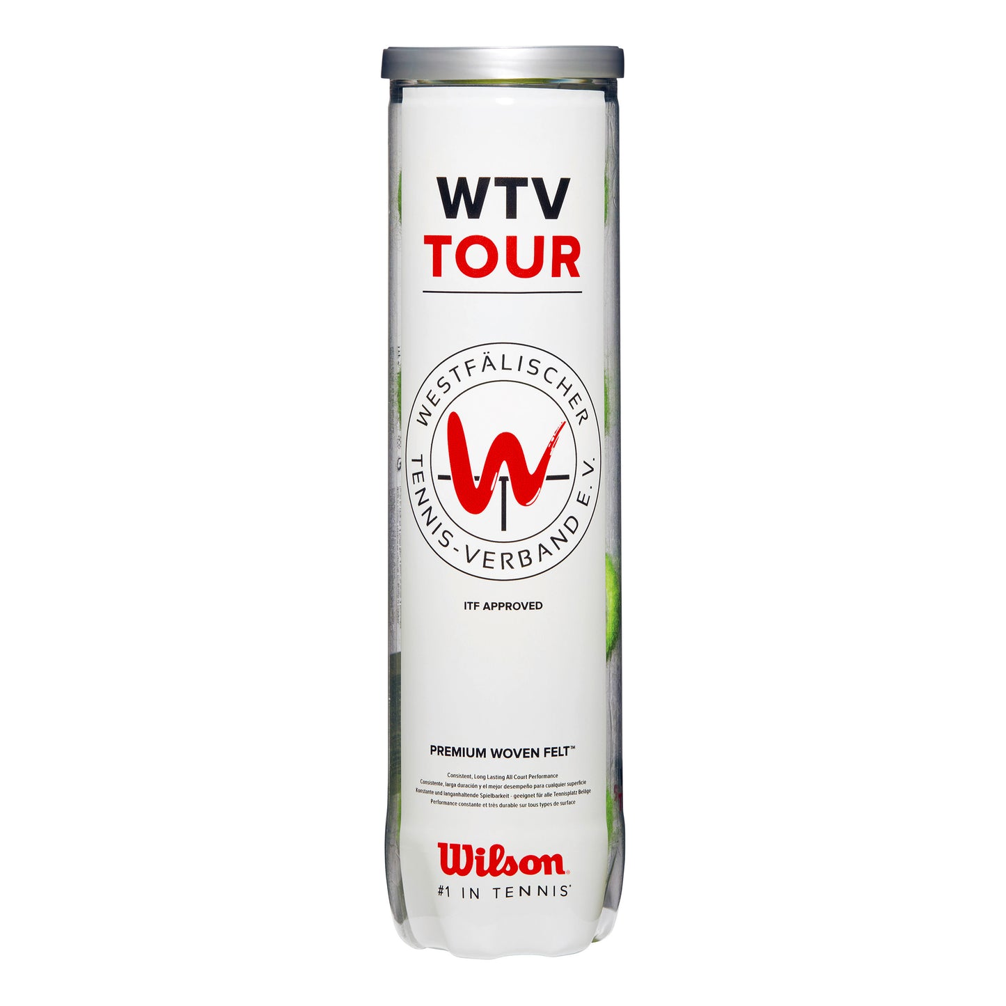 Wilson WTV Tour 4er Dose