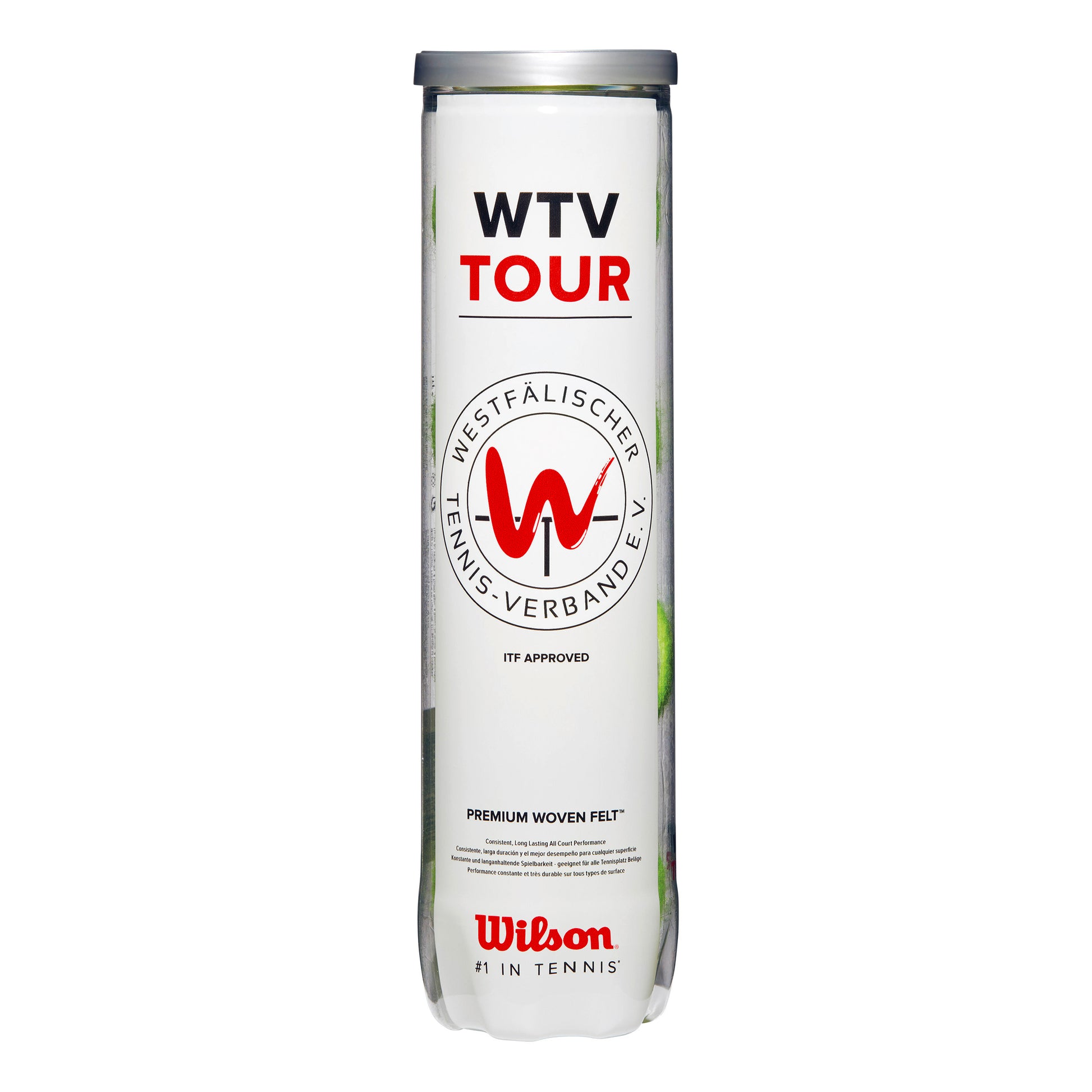 Wilson WTV Tour 4er Dose
