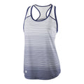 Striped Tank-Top Damen - dunkelblau, weiß