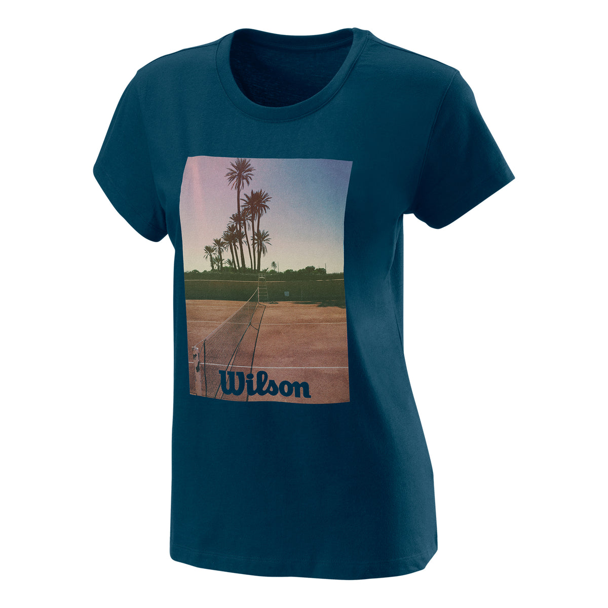 Wilson Scenic Tech T-Shirt Damen - dunkelblau, mehrfarbig