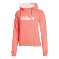 Script Hoody Damen-Koralle