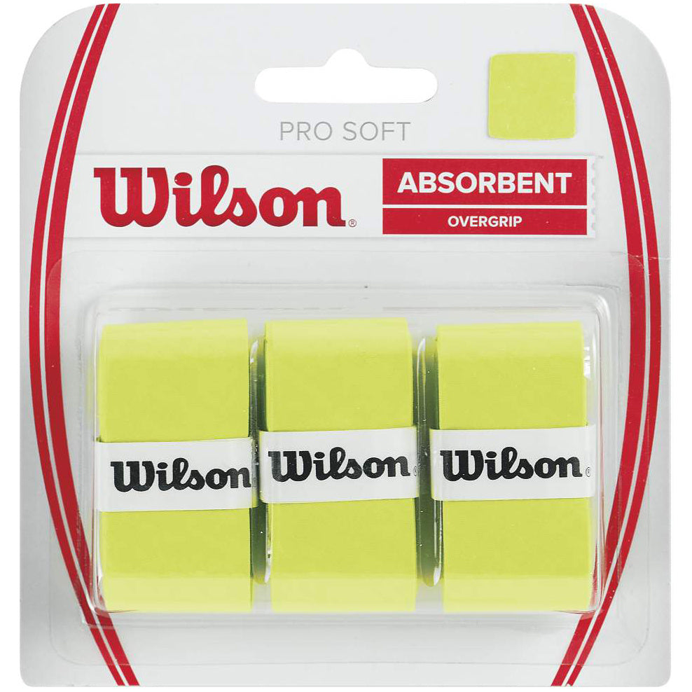 Wilson Soft Overgrip 3er Pack-Grün