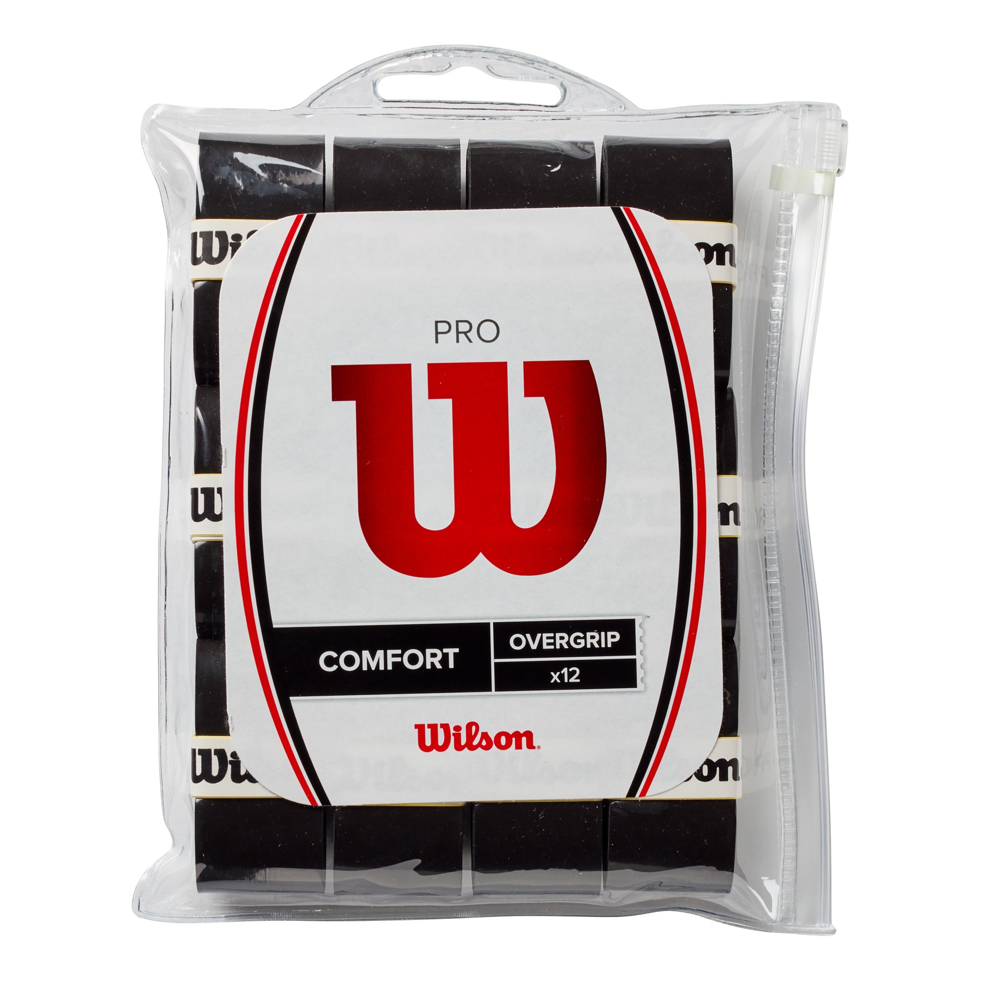 Wilson Pro Overgrip 12er Pack-Schwarz
