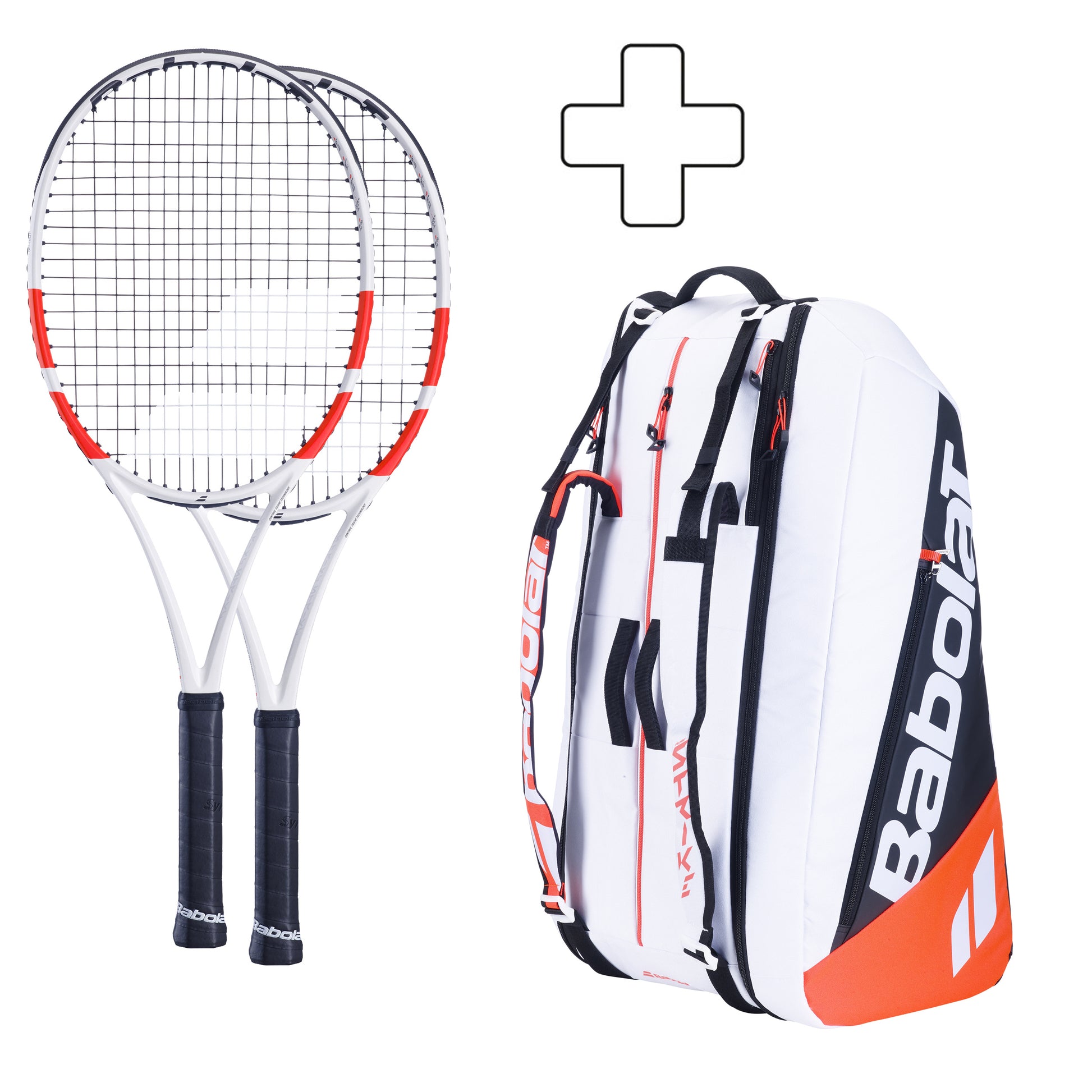 Babolat 2x 100 16x20 plus Schlägertasche
