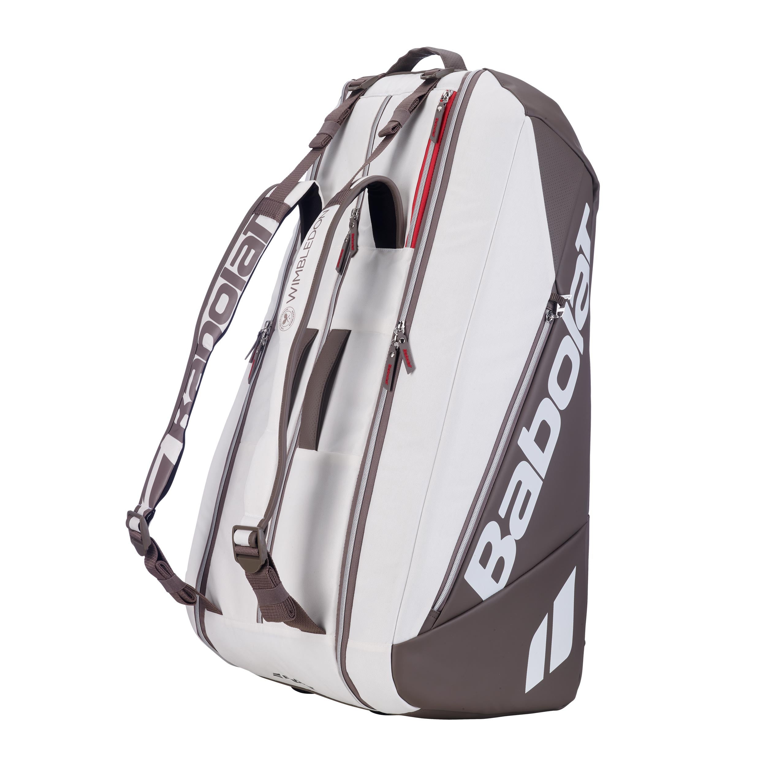 Babolat Pure Drive RH 9 Wimbledon Schlägertasche 9er - weiß