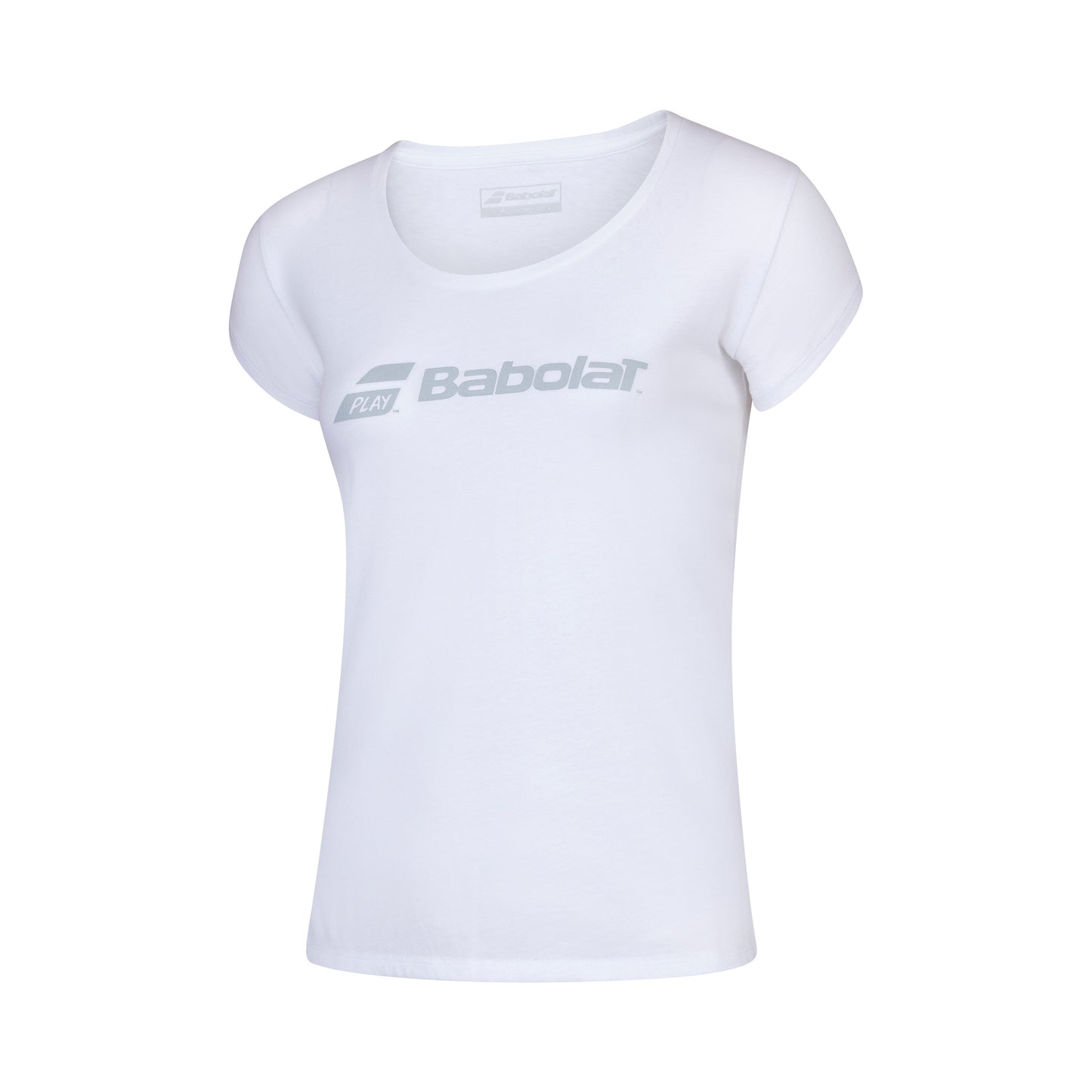 Babolat Exercise T-Shirt Mädchen - weiß, hellgrau