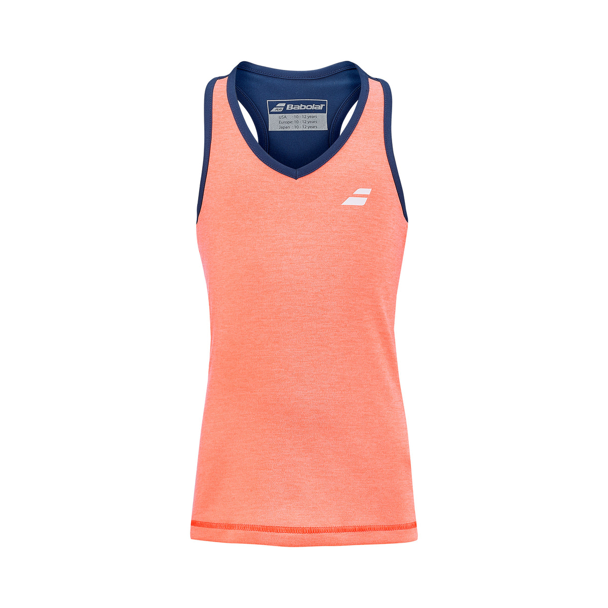 Babolat Play Tank-Top Mädchen - koralle, blau