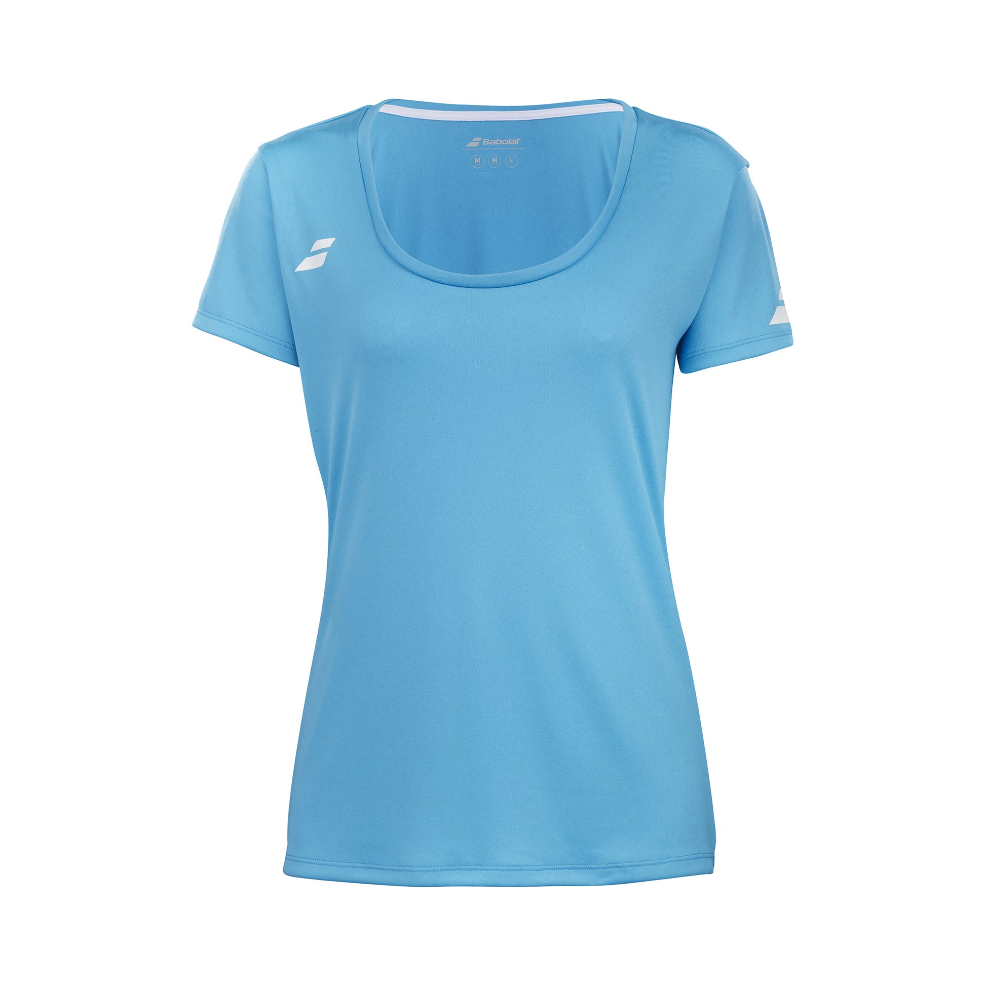 Babolat Play Cap Sleeve T-Shirt Mädchen-Blau,Weiß